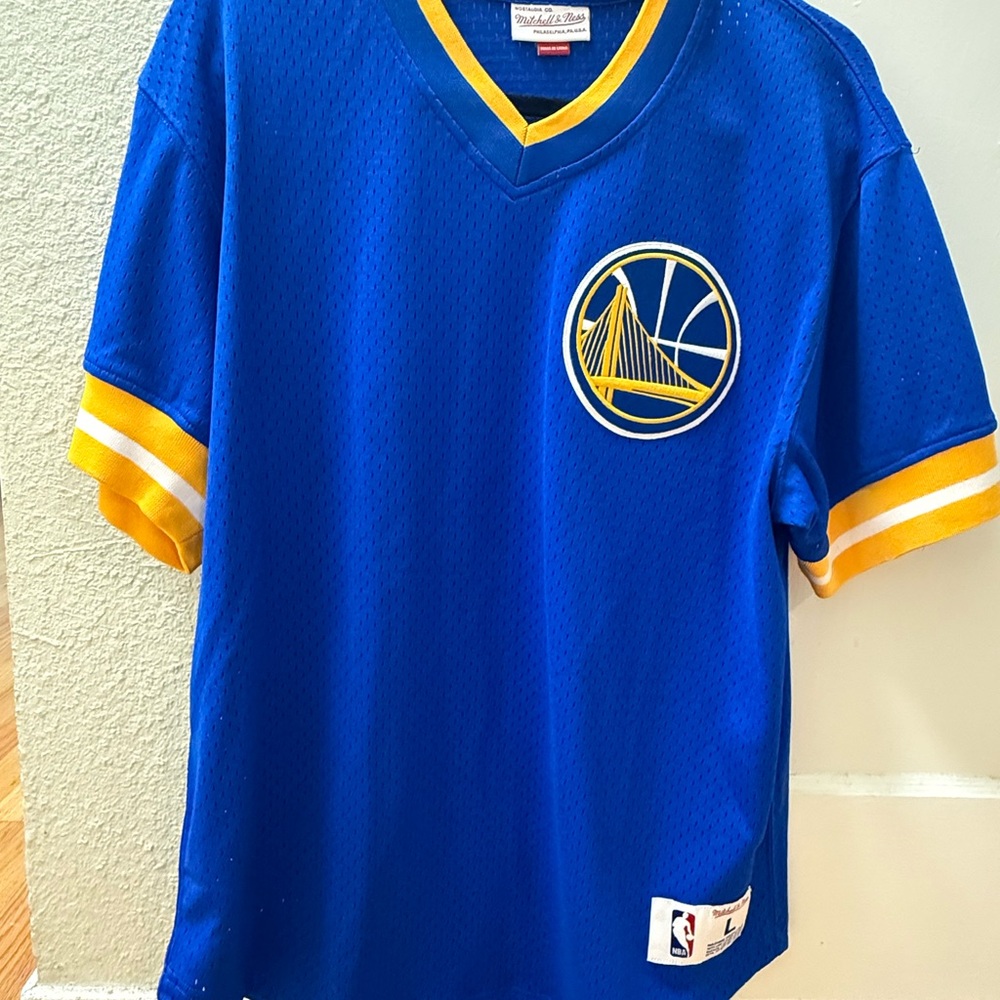 Mitchell & Ness Blue and Yellow Jersey